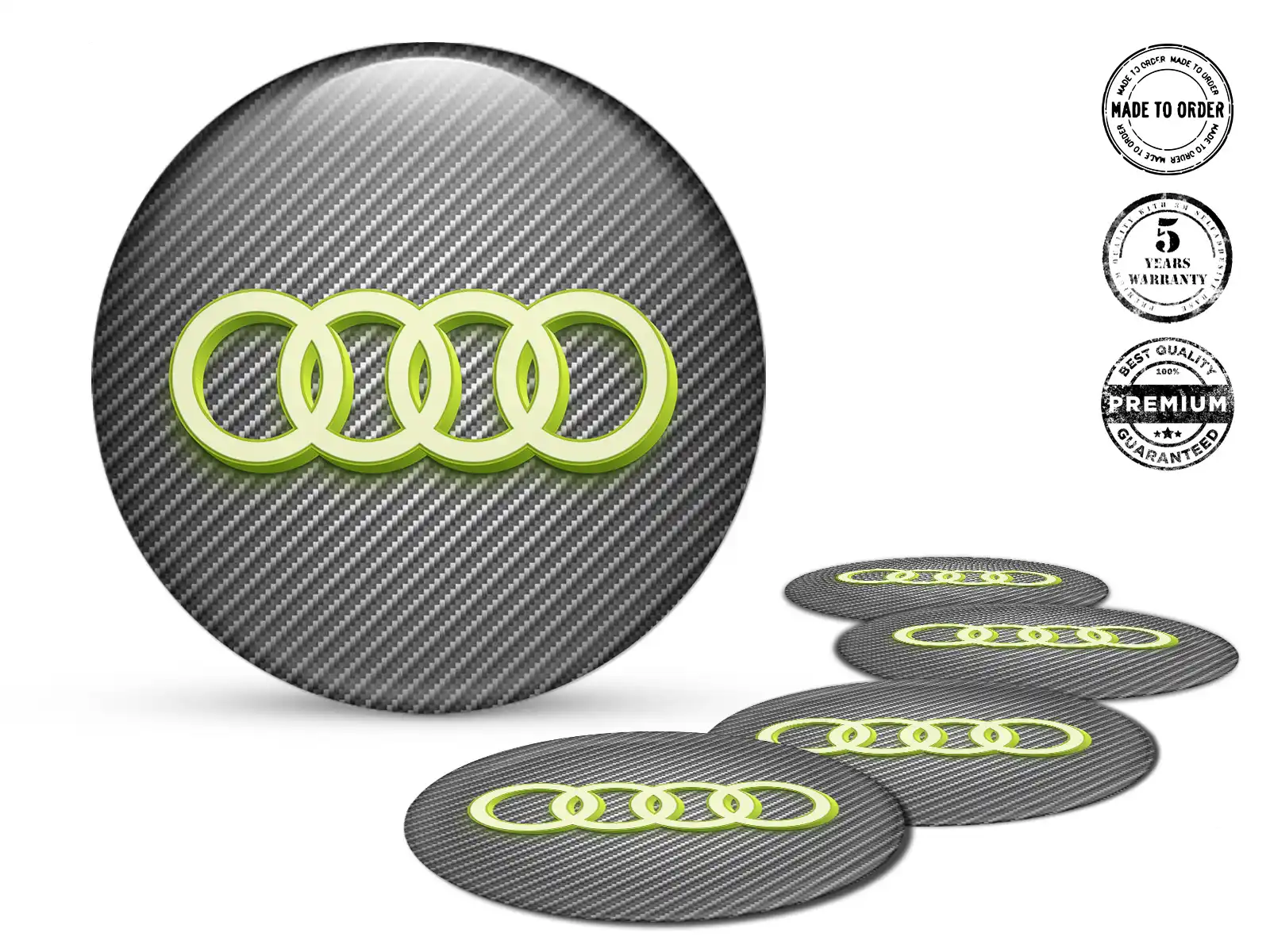 Audi Pegatinas Bombadas Tuning Vector Flujo Radiante